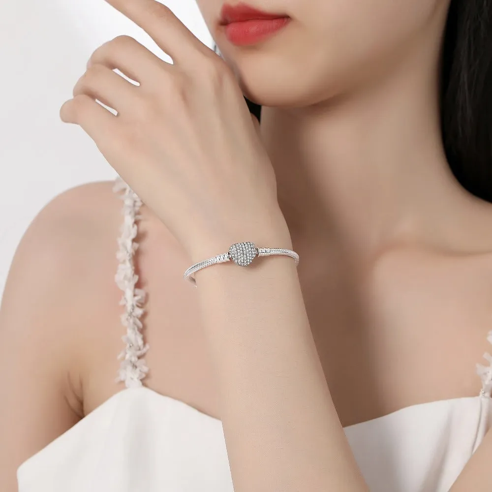 Sterling Silver Classic Bracelet For Women