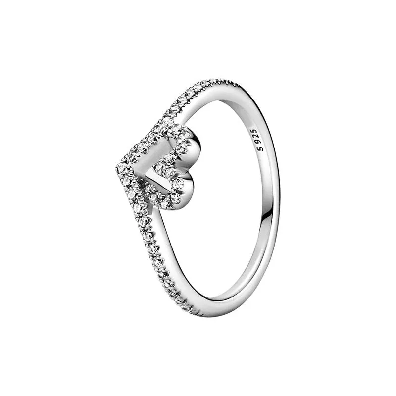 Sterling Silver Gem Stylish Sparkling Ring For Women