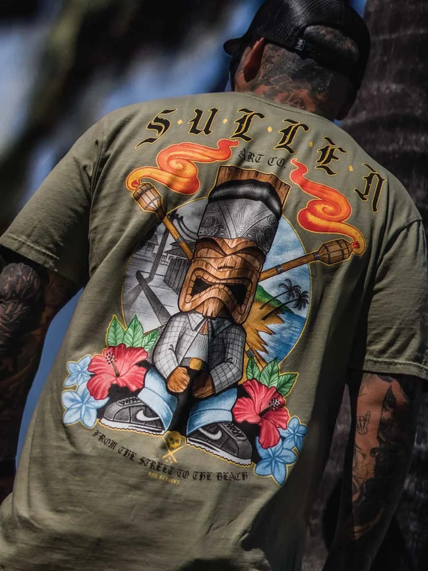 Sullen Men's Tiki Cholo Short Sleeve Premium T-shirt