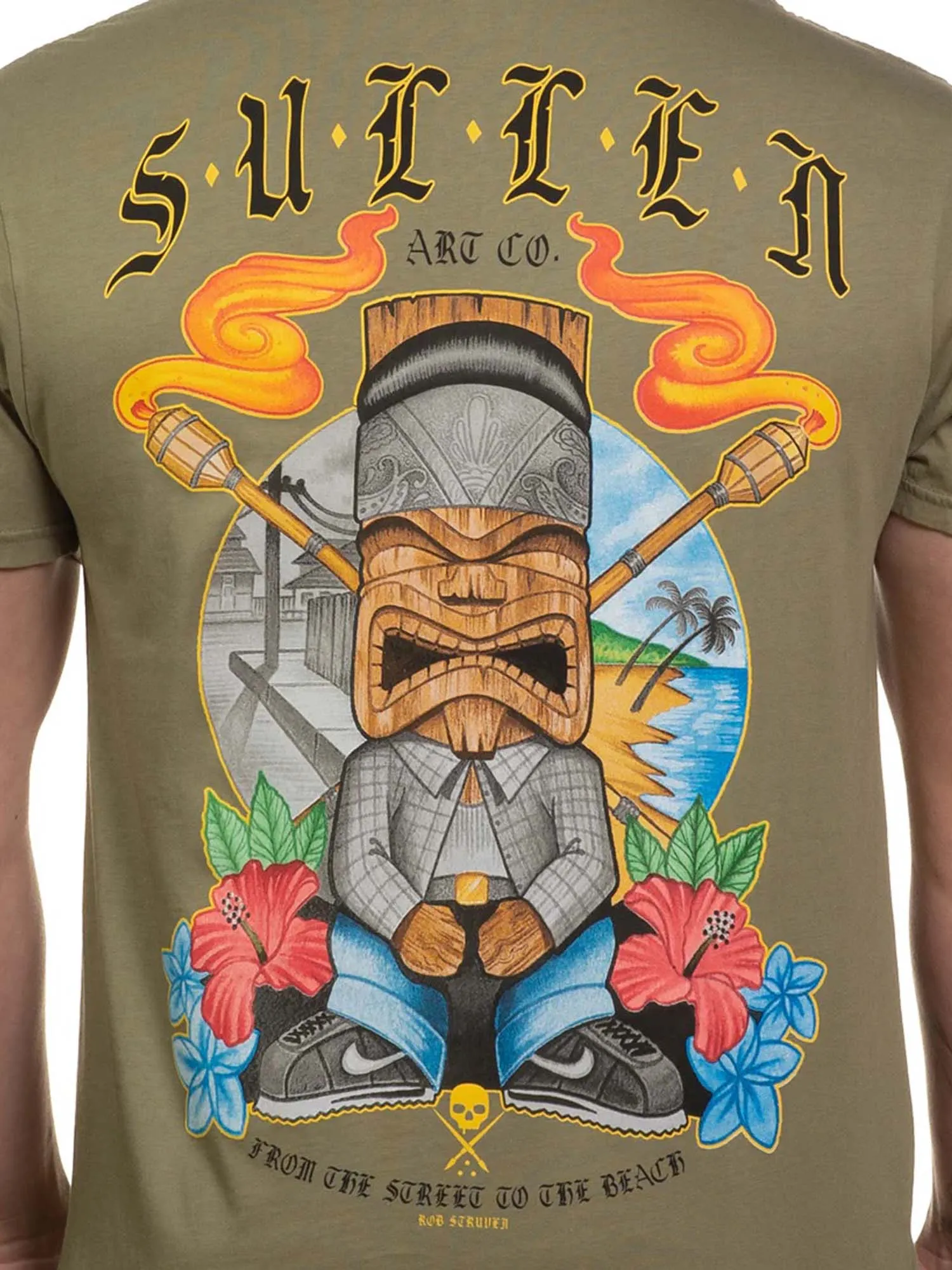 Sullen Men's Tiki Cholo Short Sleeve Premium T-shirt