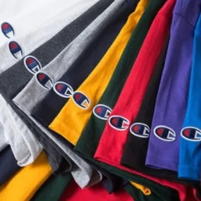 [TOP SELLING] AUTHENTIC Champion Classic Logo Jersey T-Shirt Tee (USA)