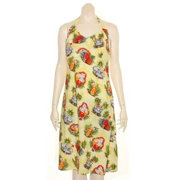 Tropical Martini Noehea Short Dress