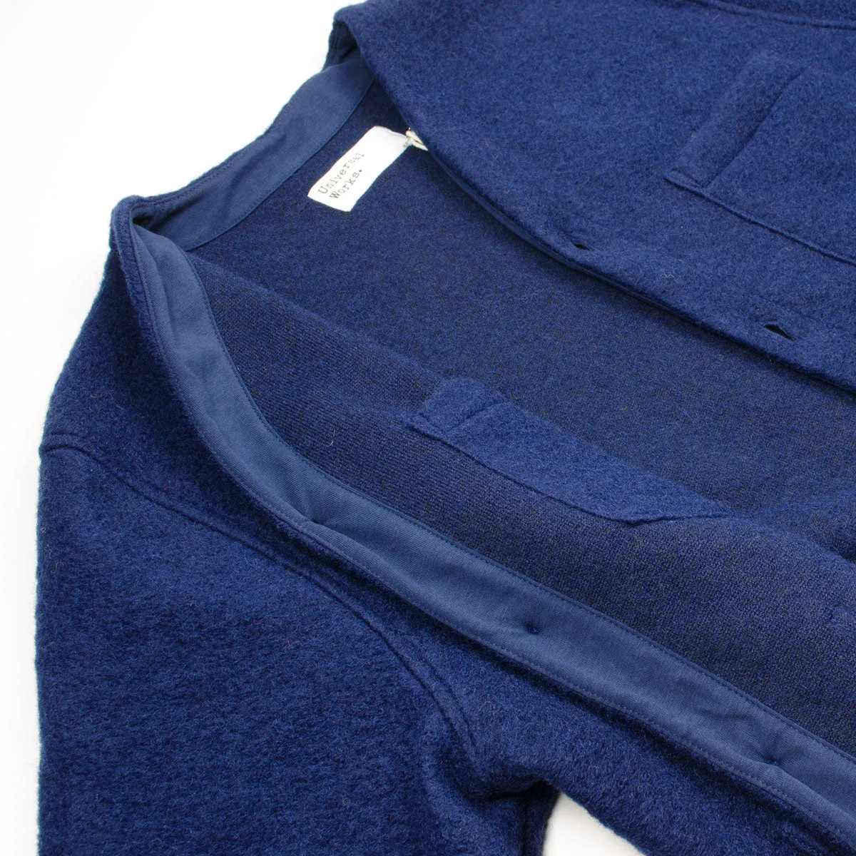 Universal Works - Cardigan Wool Fleece - Indigo