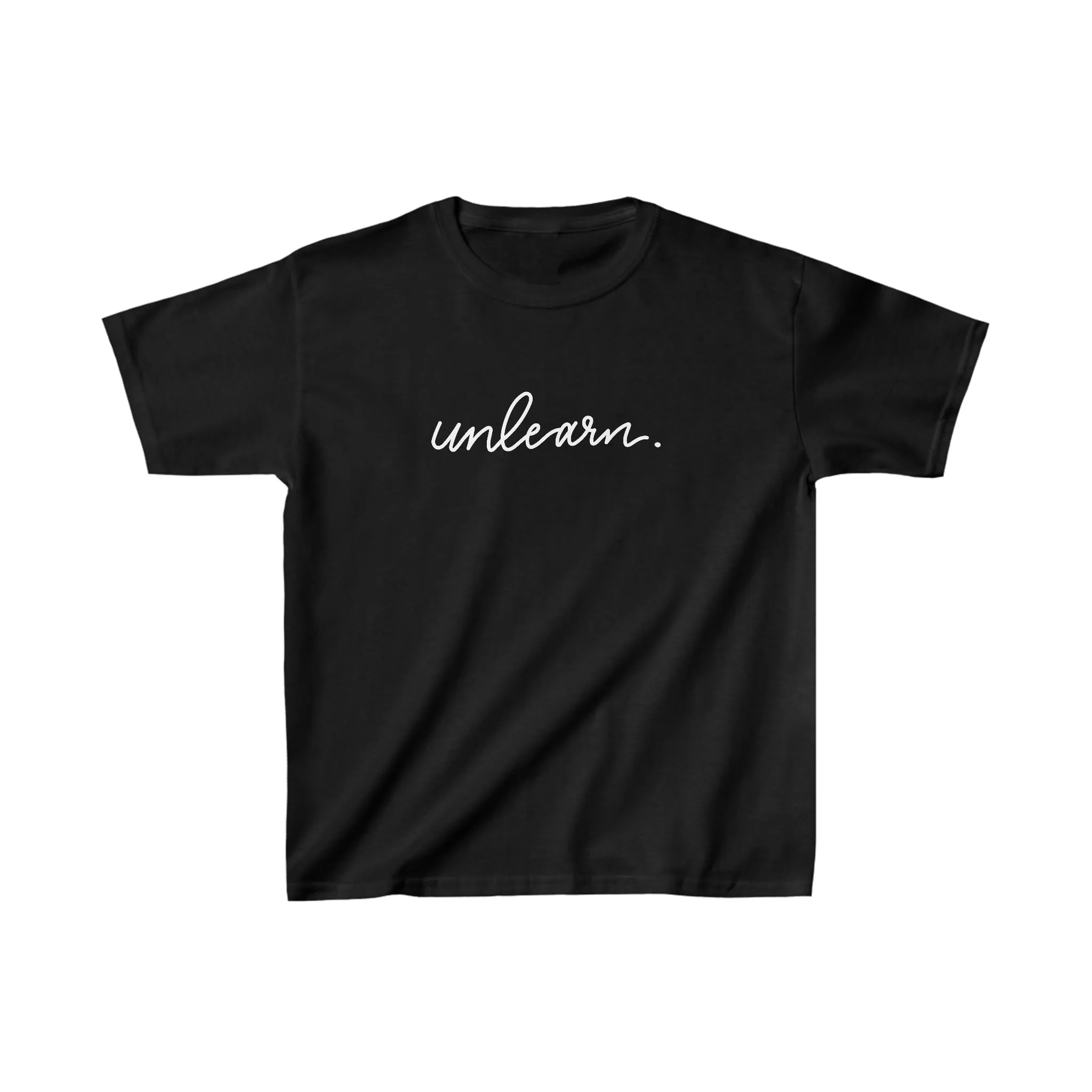 unlearn. logo script - Youth T-shirt