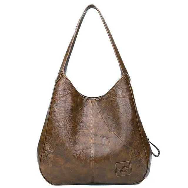 Vintage Leather Shoulder Bags For Women