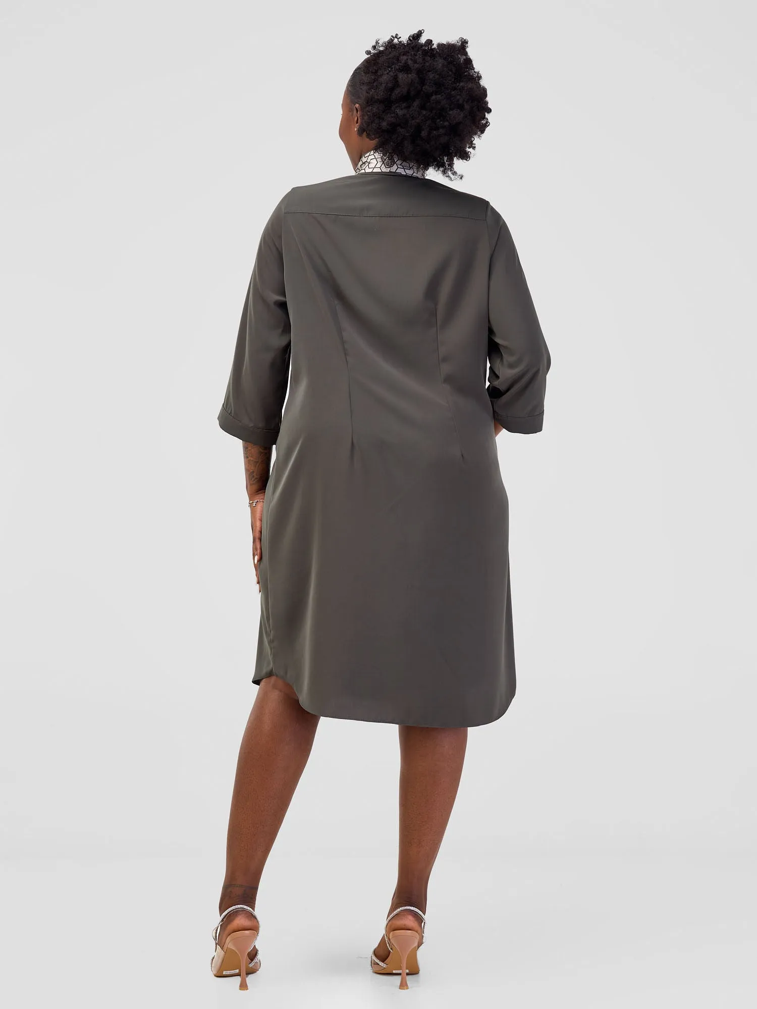 Vivo Nala Shirt Dress - Olive