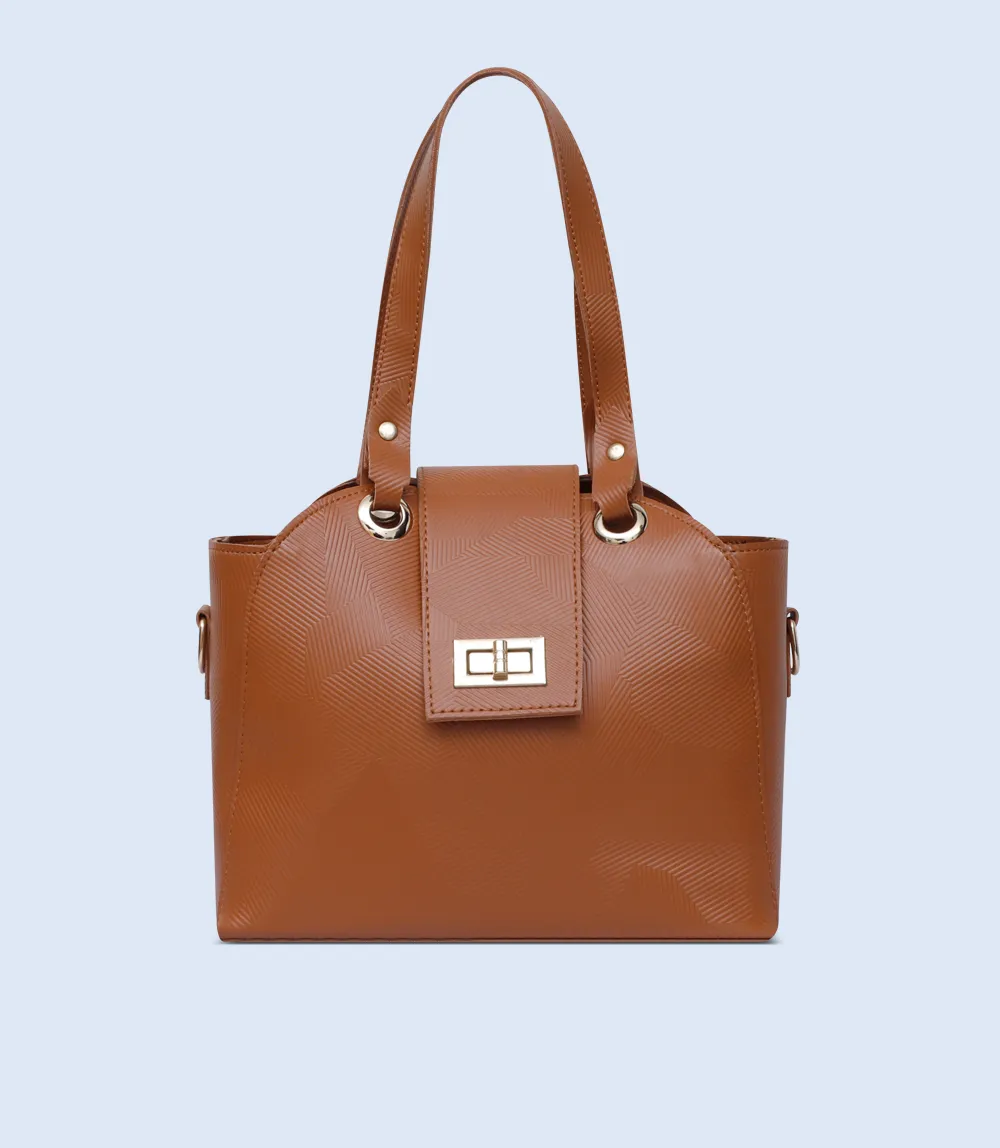 WB2520-TAN-Women Shoulder Bag