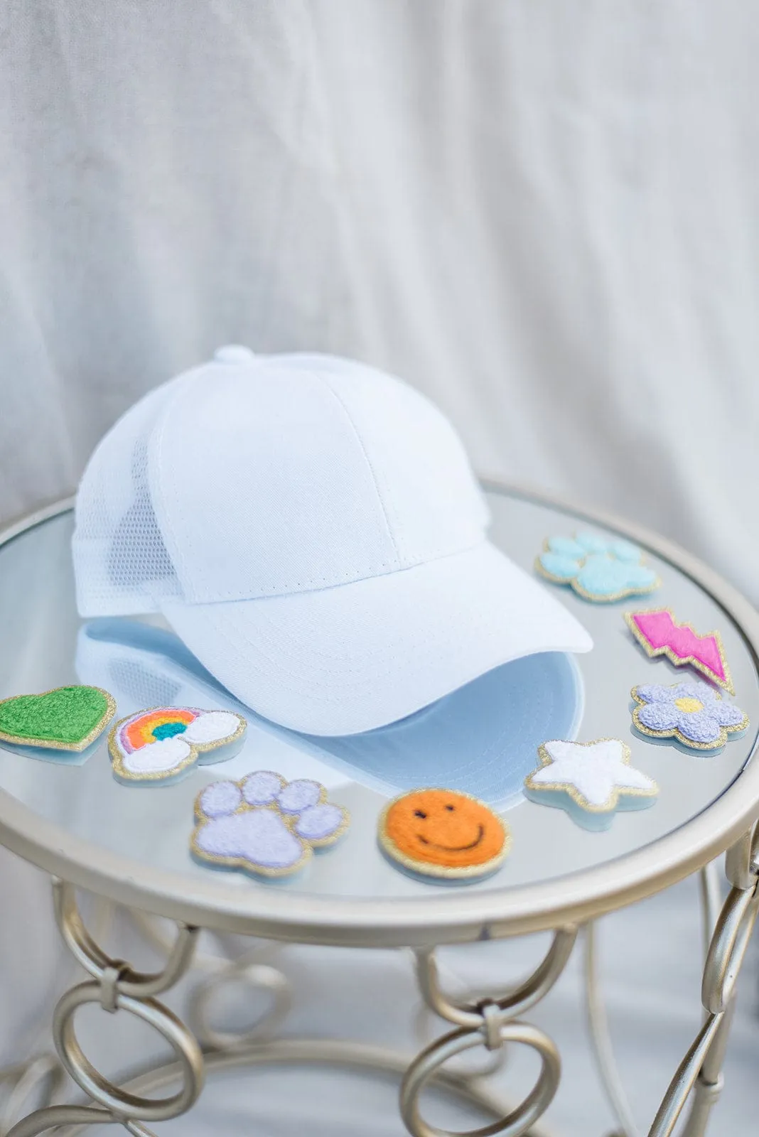 White Basic Trucker Cap