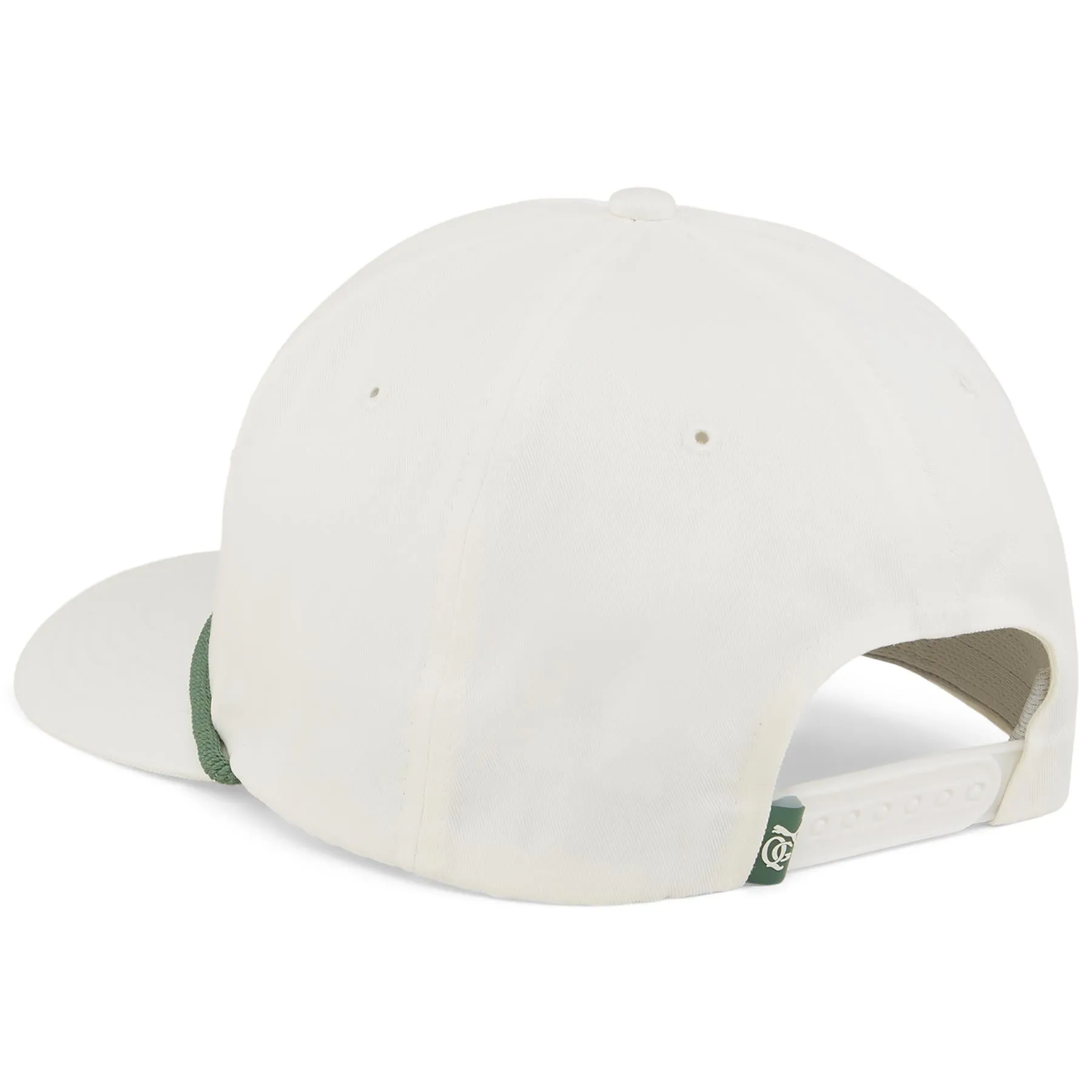 x QGC Embroidered Rope Hat White - SS24