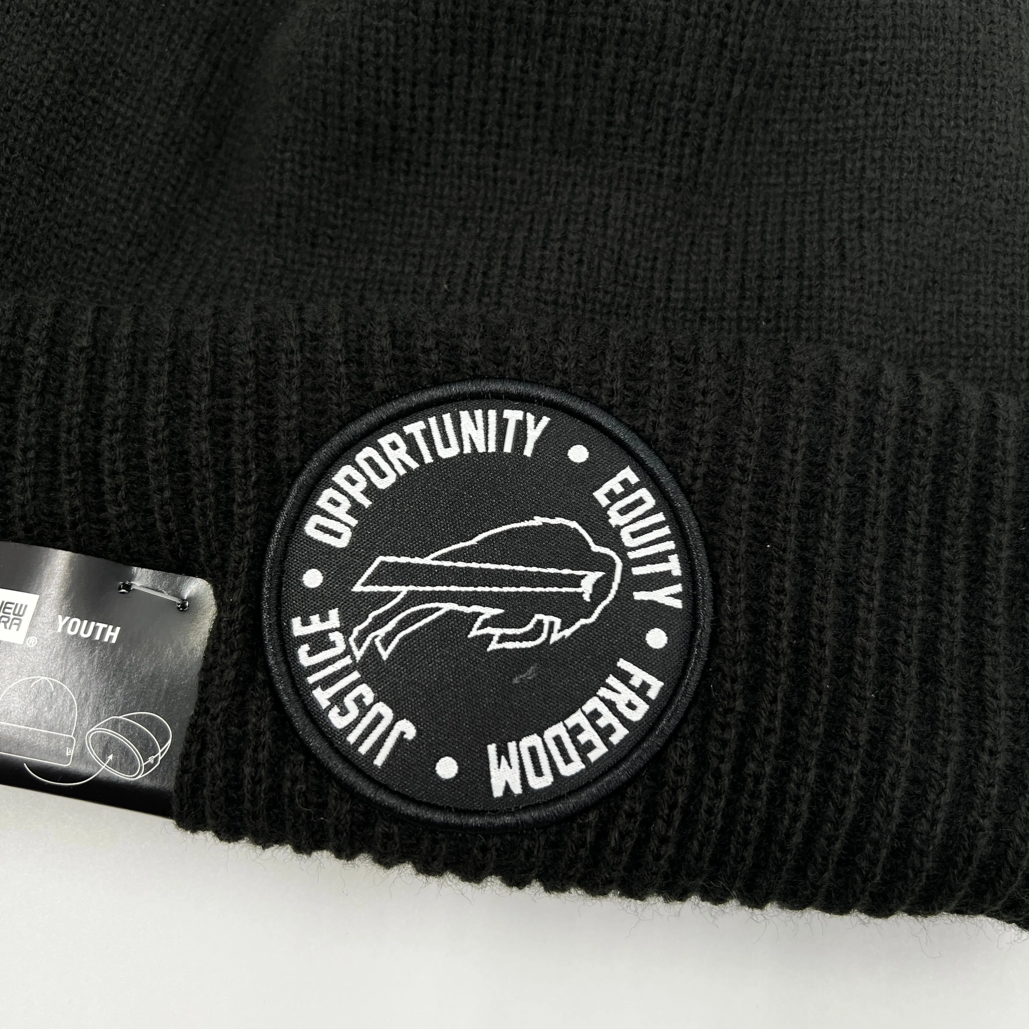 Youth New Era Buffalo Bills Social Justice Knit Beanie