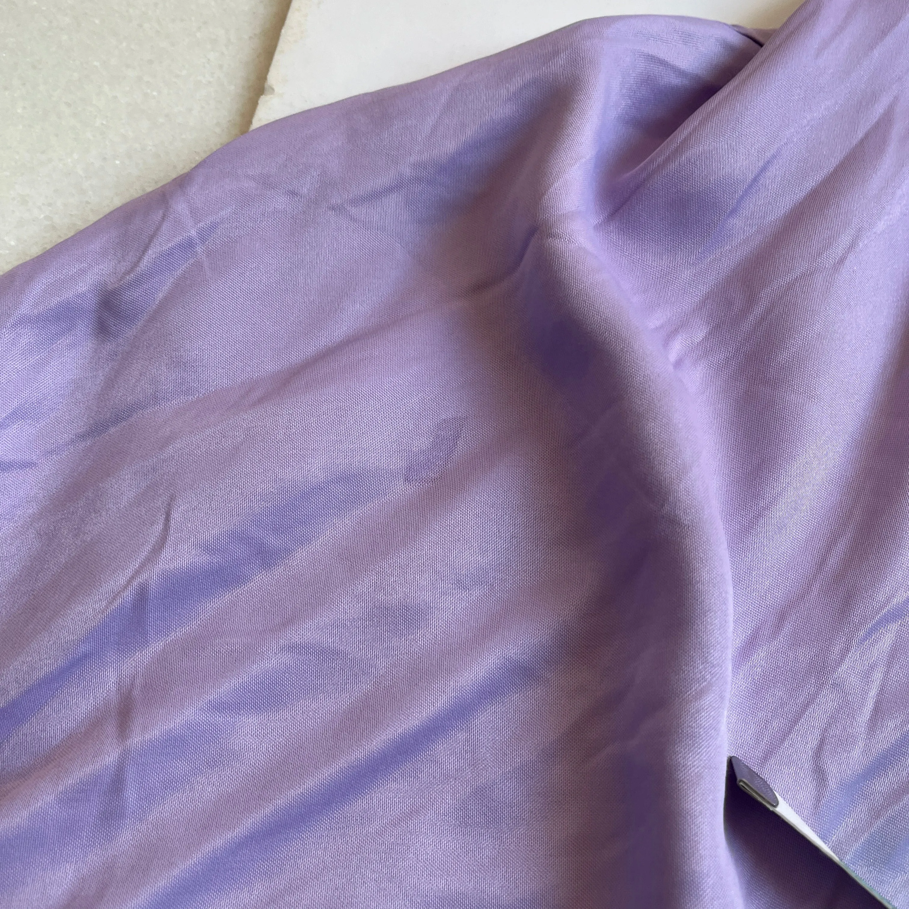 ZARA Lilac Satin Collared Shirt | Brand New |