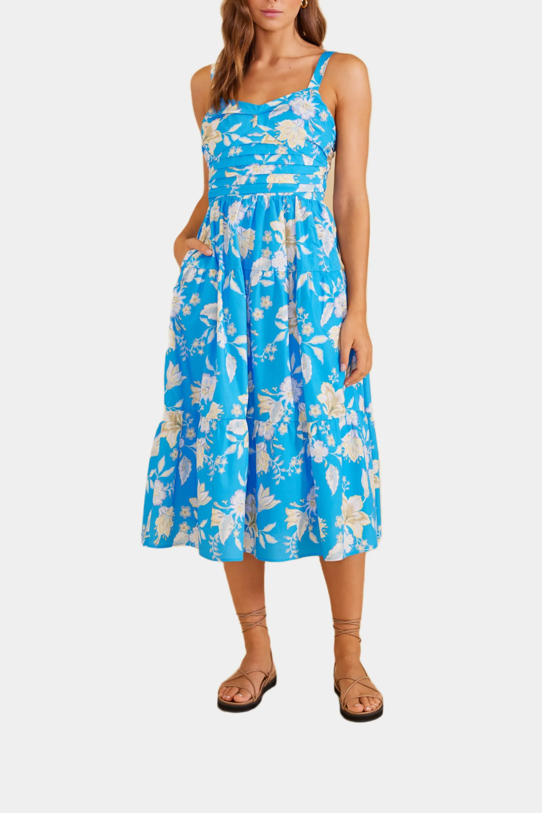 ZINNIA MIDI SUNDRESS